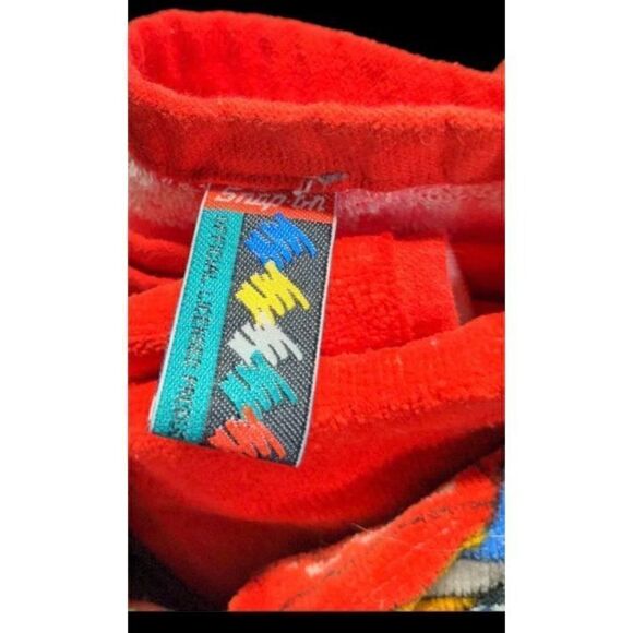 Snap On Tools Beach Towel 1990’s Vintage ‘Tool Wizard’ Officially Licensed - Picture 3 of 4